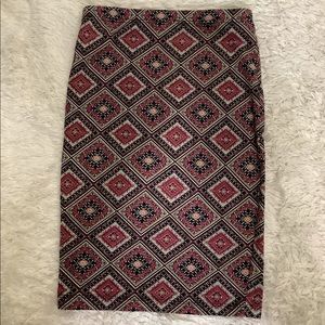 Patterned forever 21 midiskirt